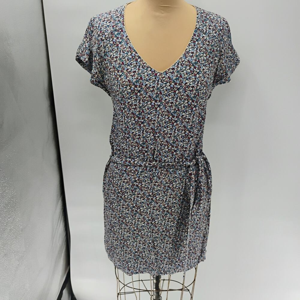 CAROLL WOMENS DOTTED SHORT SLEEVE CASUAL DRESS, Size 38 - Picture 4 of 13
